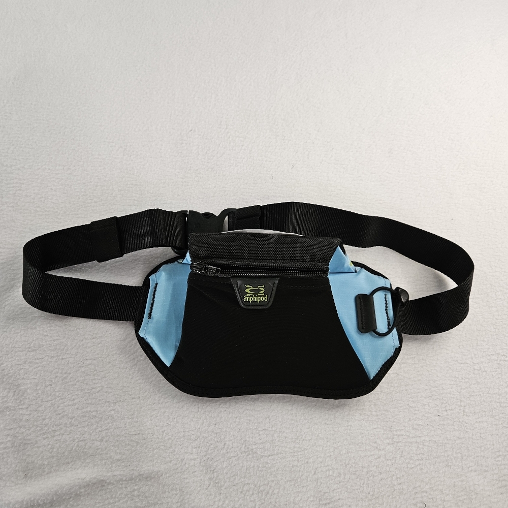 Stylish Black and Blue Belt Bag by